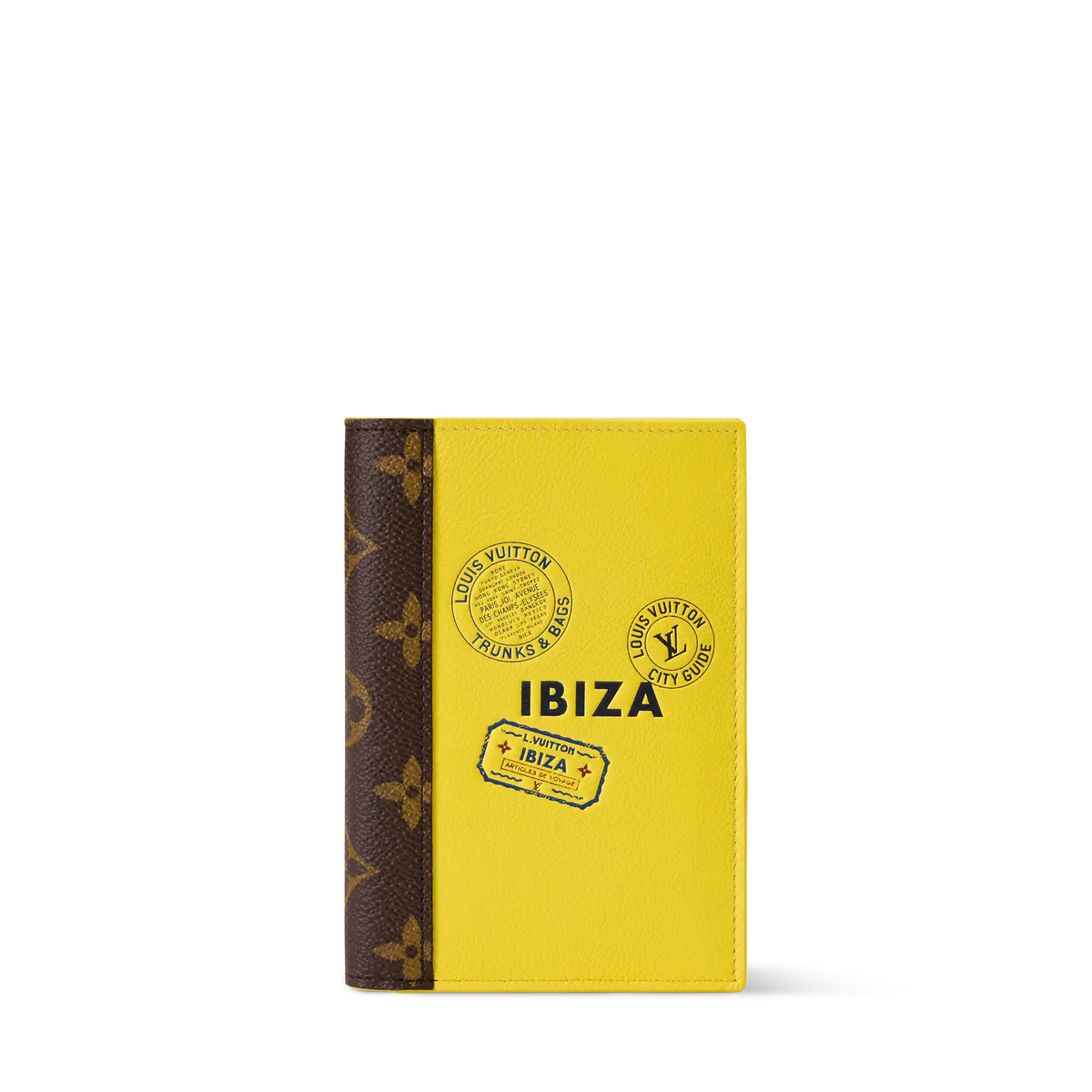 Women's Passport Cover City Guide Cowhide Leather Travel Wallet M29101