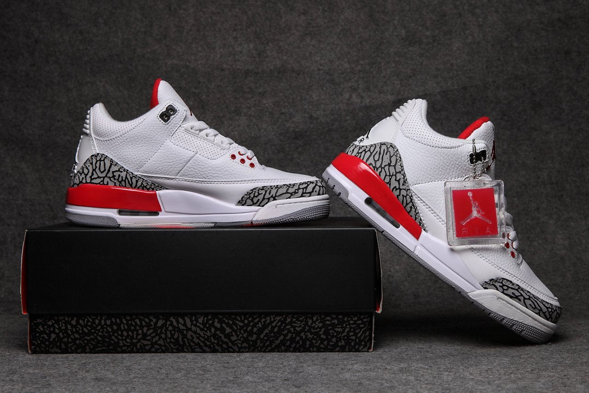 Air Jordan 3 White Cement x Orange AJ3 Classic