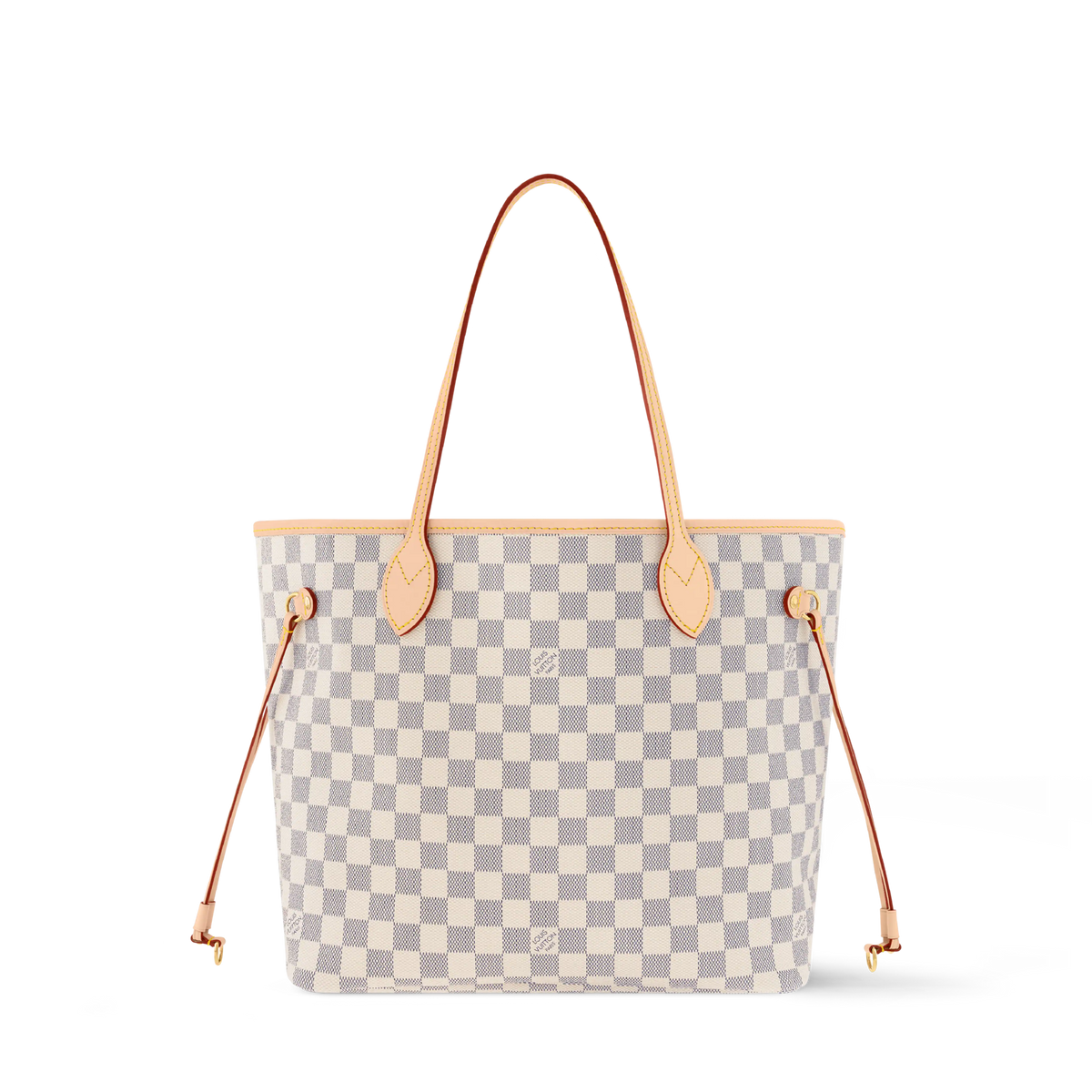 Women's Neverfull MM Damier Azur Canvas Tote