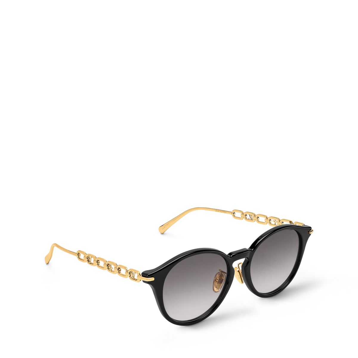 Women's Chain Two Round Sunglasses