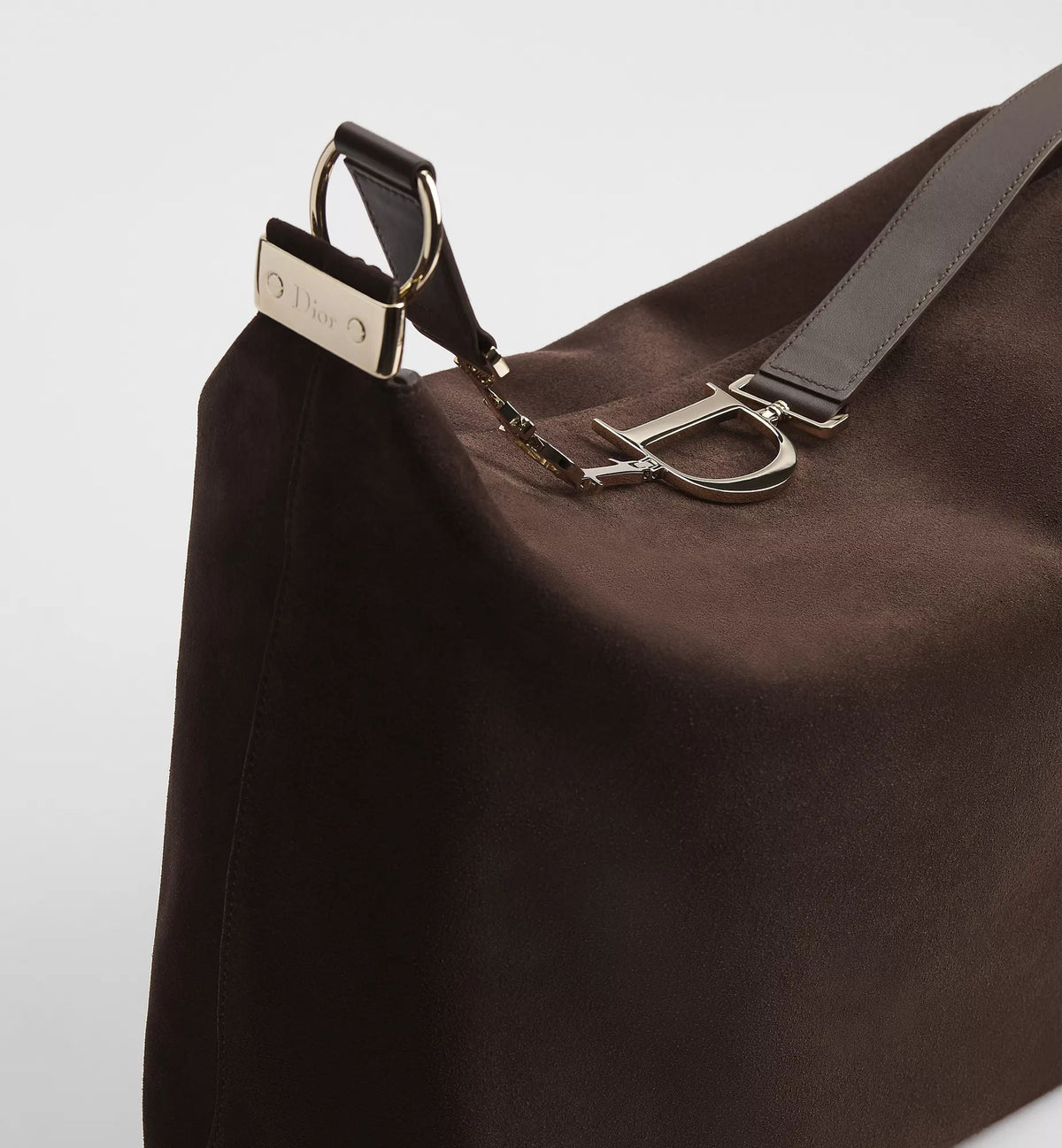 Women's Large Suede Shoulder Bag