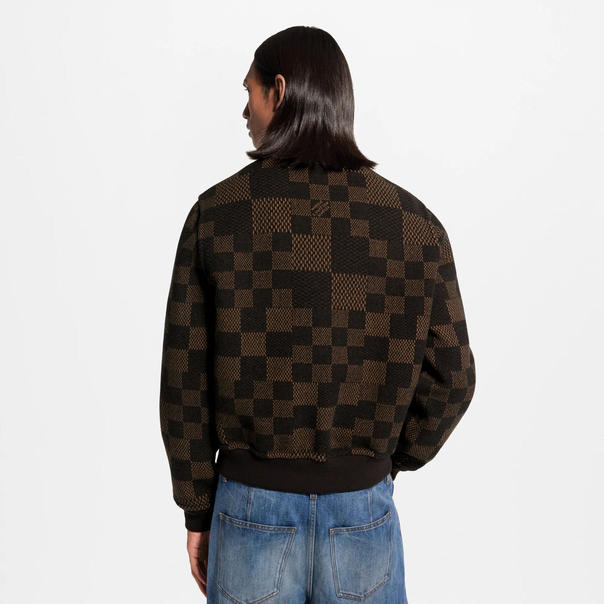 Men's Reversible Damier Check Blouson