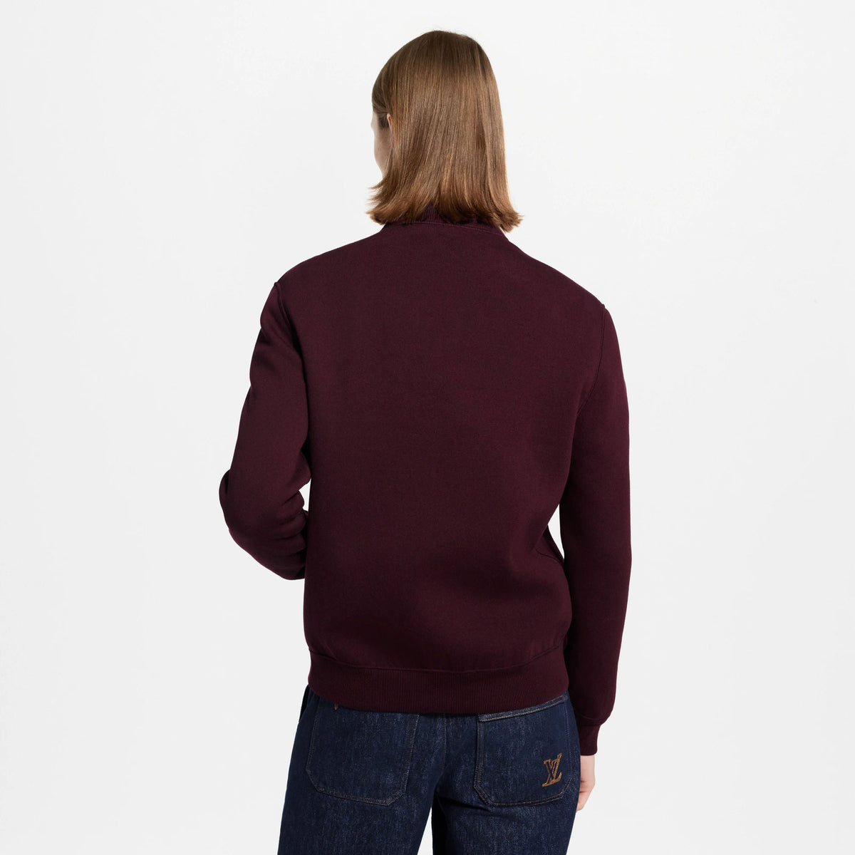 Men's Double Face Reversible Jacquard Track Top
