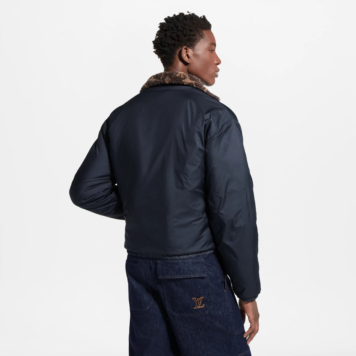 Men's Monogram Reversible Fleece Blouson