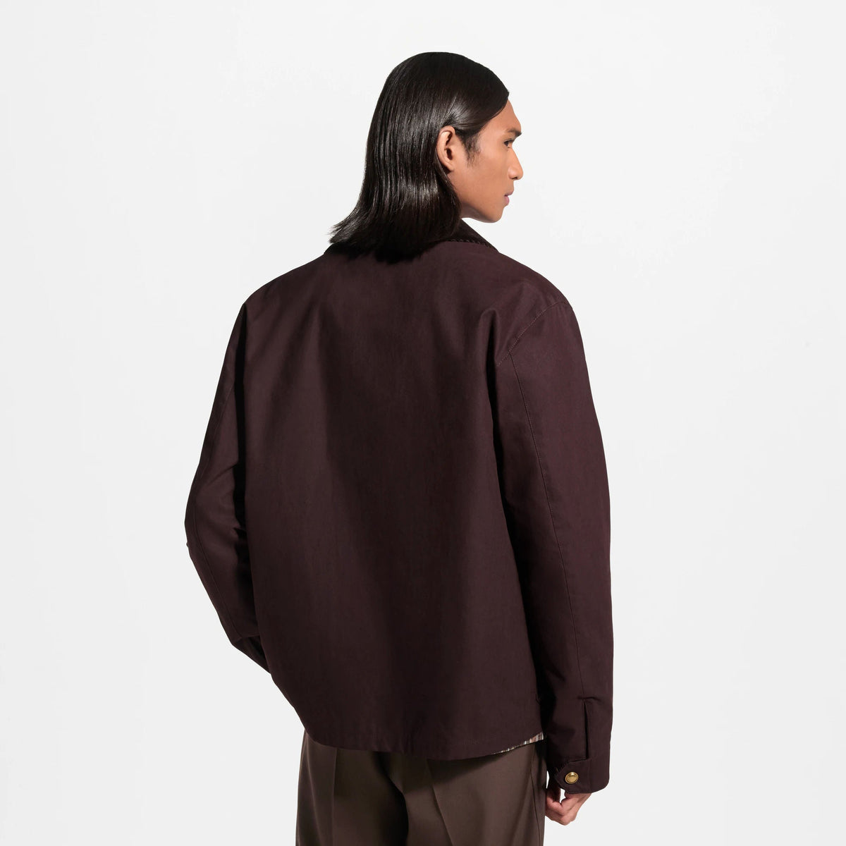 Men's Outdoor Jacket with Monogram Lining