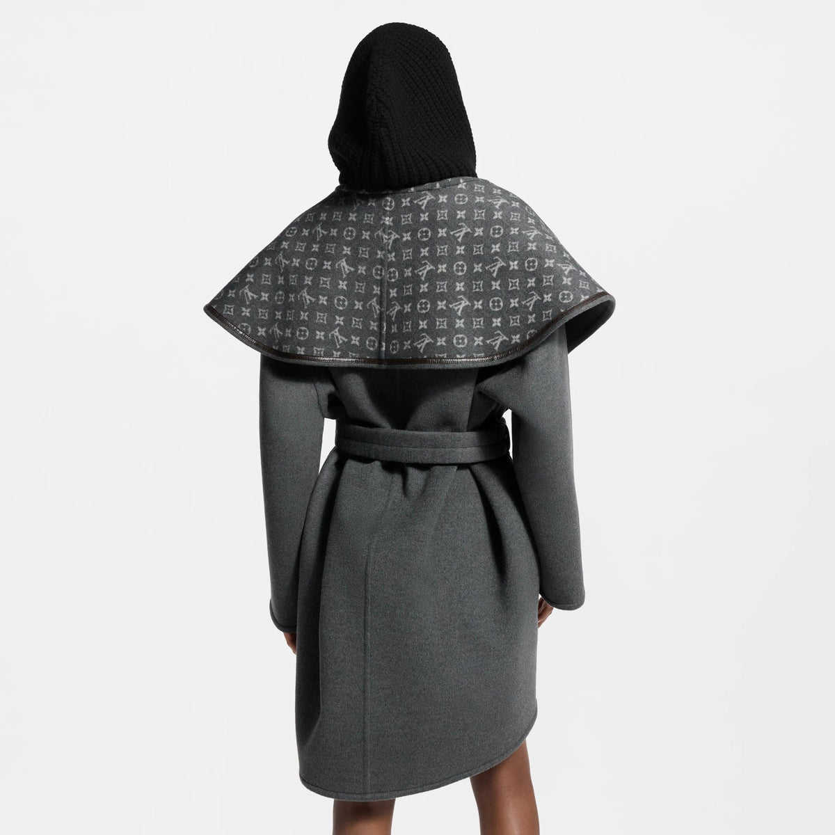 Women's Oversized Collar Wrap Coat