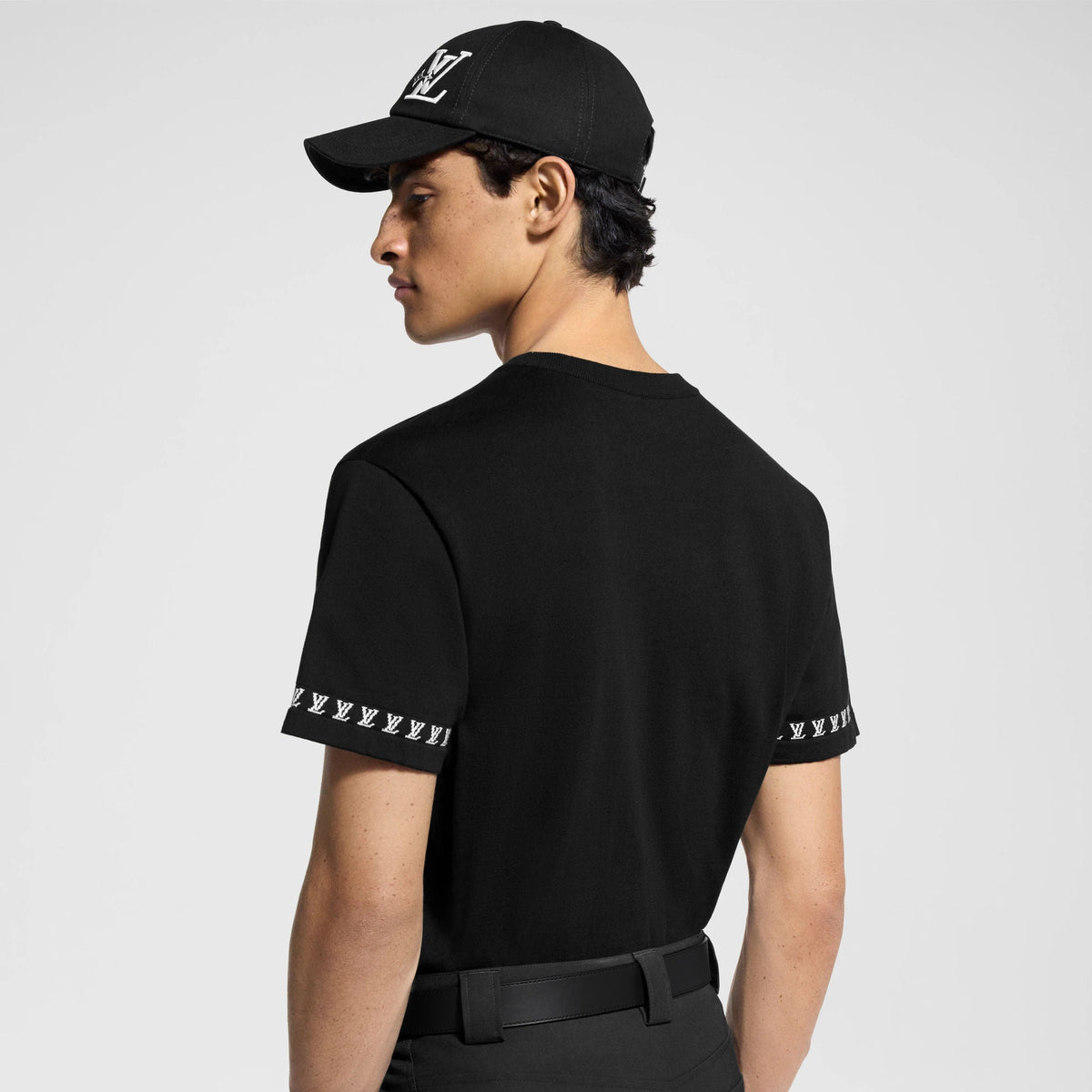 Men's Short-Sleeved Cotton Crewneck