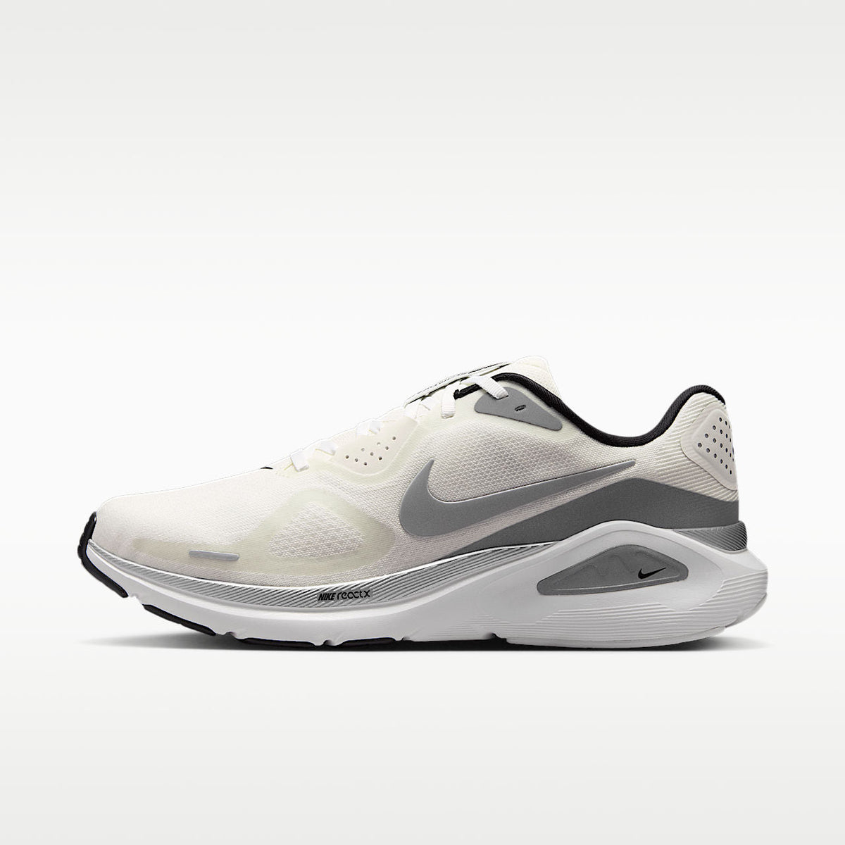 Structure 26 Men's Road Running Shoes Summit White/Black/White/Metallic Silver