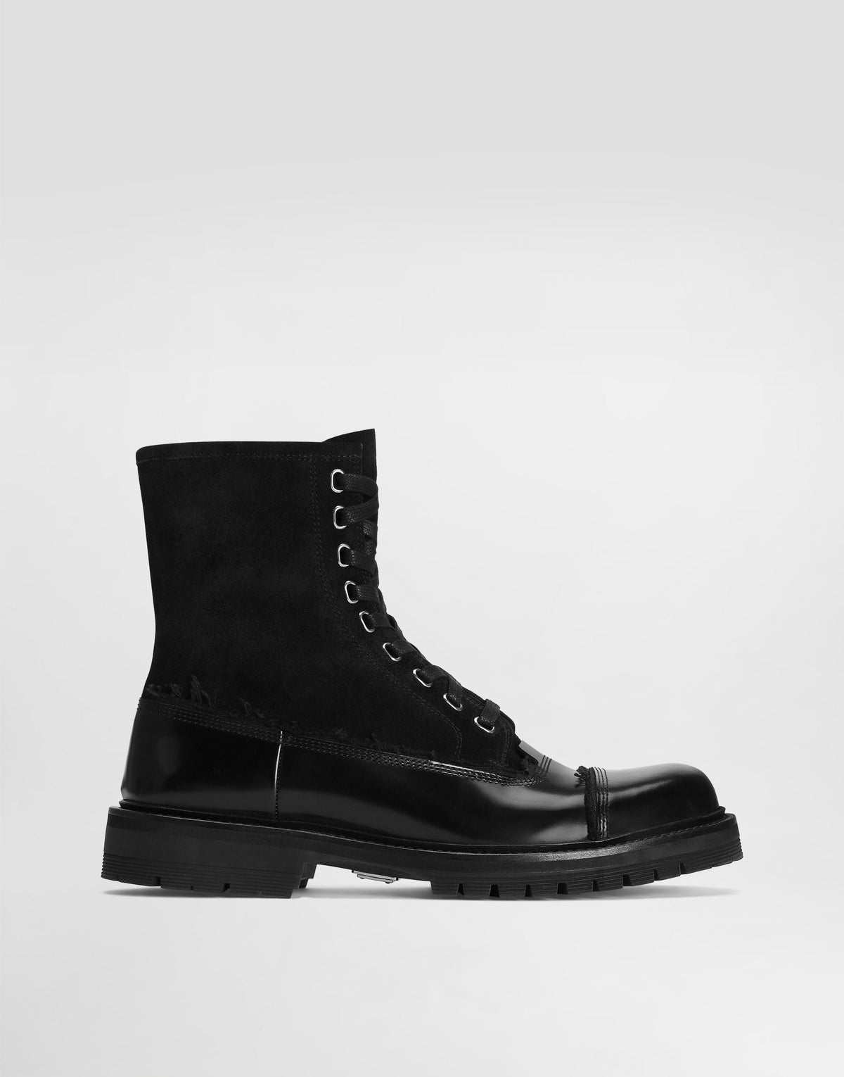 Men Brushed Calfskin Leather Ankle Boots