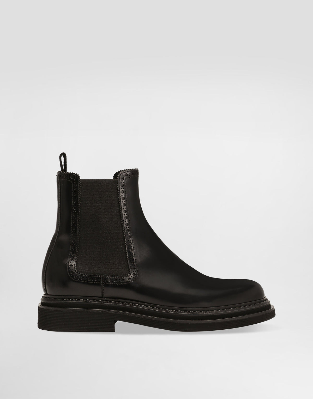 Men Brushed Calfskin Leather Ankle Boots