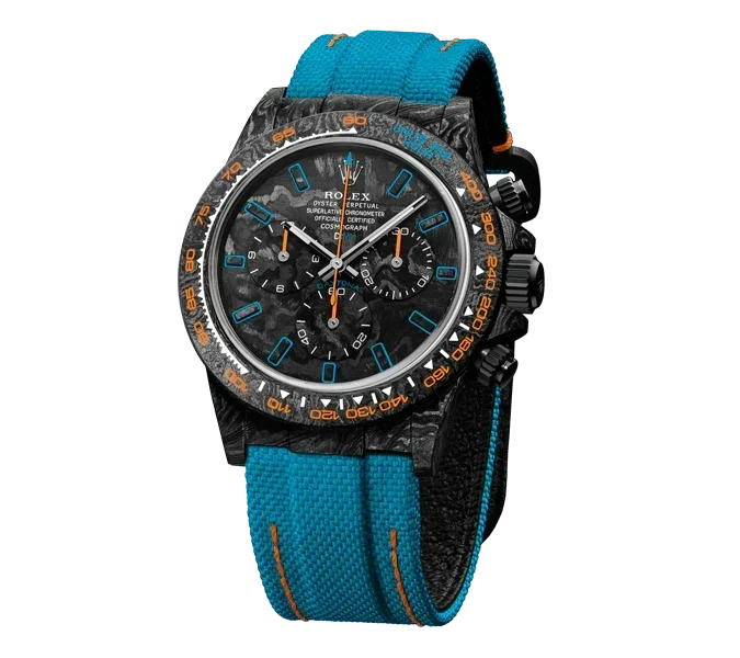 Diw Daytona carbon all carbon tropical 40mm oyster black