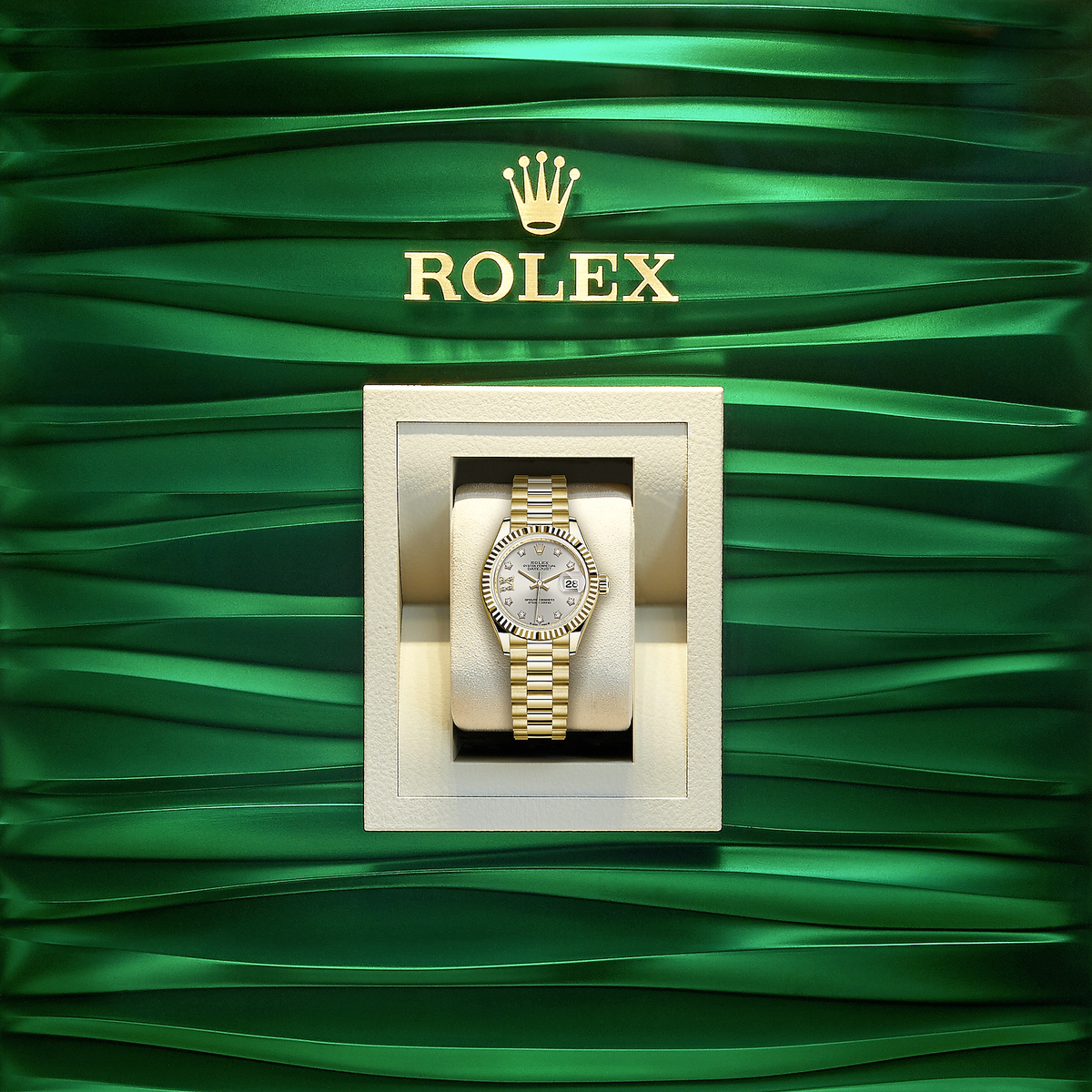 Lady-Datejust 28, 18k Yellow Gold, Ref# 279178-0002