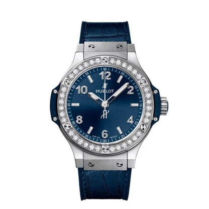 Hublot Big Bang, Steel Blue Diamonds, 38 mm, Ref# 361.SX.7170.LR.1204