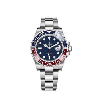 GMT-Master II Oyster, 40 mm, white gold M126719BLRO-0003