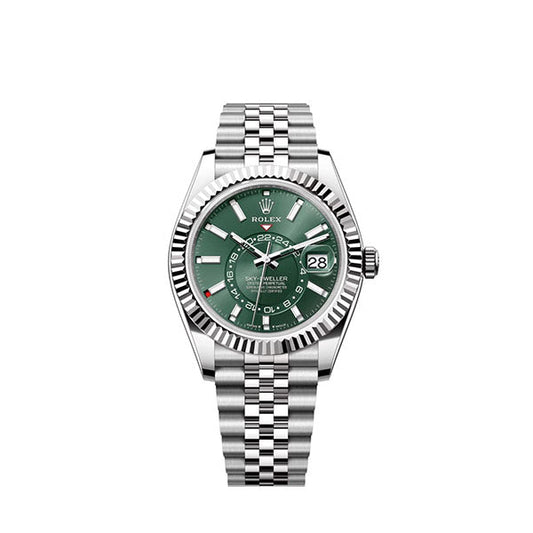 Sky-Dweller Green Dial Automatic 42mm Men's Watch 336934-0001