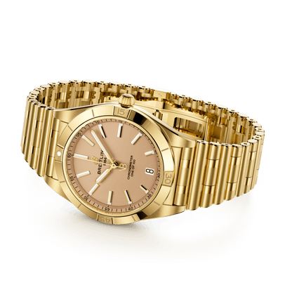 Breitling Chronomat Automatic 36 Victoria Beckham, 18k Yellow Gold, Ref# K103801A1A1K1, Unworn 2024
