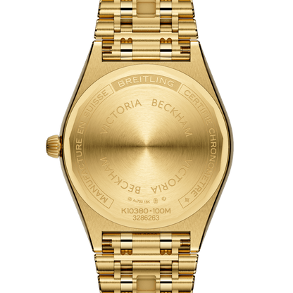 Breitling Chronomat Automatic 36 Victoria Beckham, 18k Yellow Gold, Ref# K103801A1A1K1, Unworn 2024