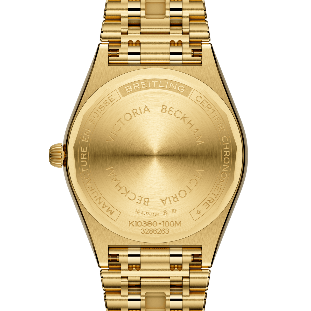 Breitling Chronomat Automatic 36 Victoria Beckham, 18k Yellow Gold, Ref# K103801A1C1K1, Unworn 2024