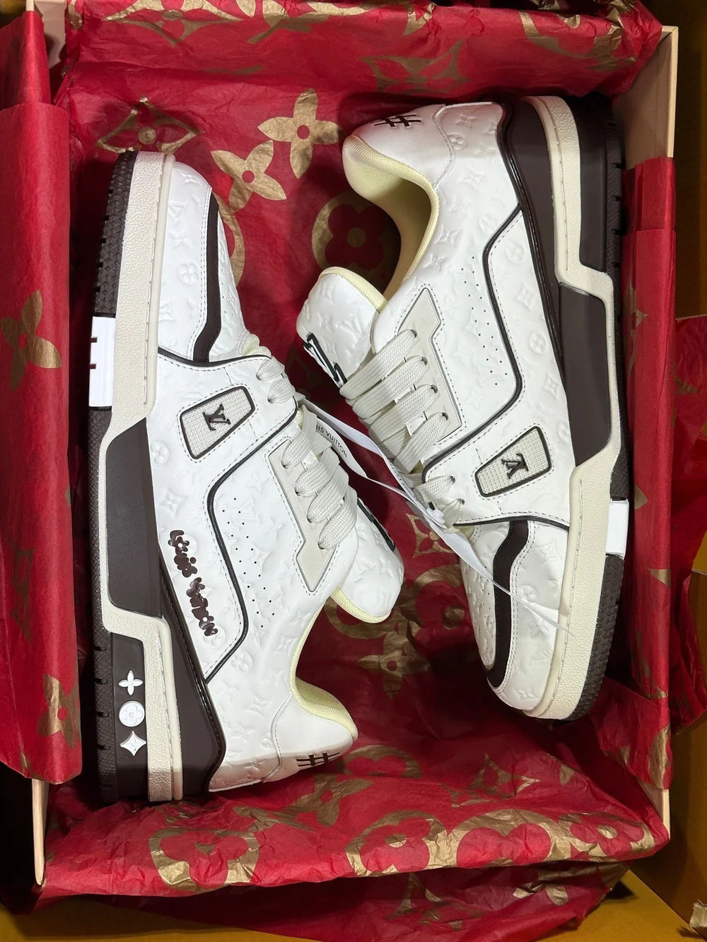 Louis Vuitton LV Trainer Sneaker â€˜Tyler the Creator White Mochaâ€™