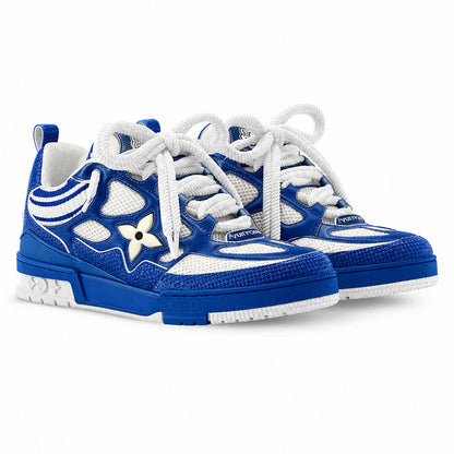 LV Skate Sneaker Blue Crystal