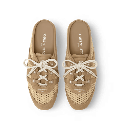LV Sneakerina Open Back Natural Beige
