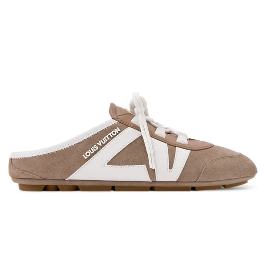 LV Sneakerina Open Back Hazelnut Brown