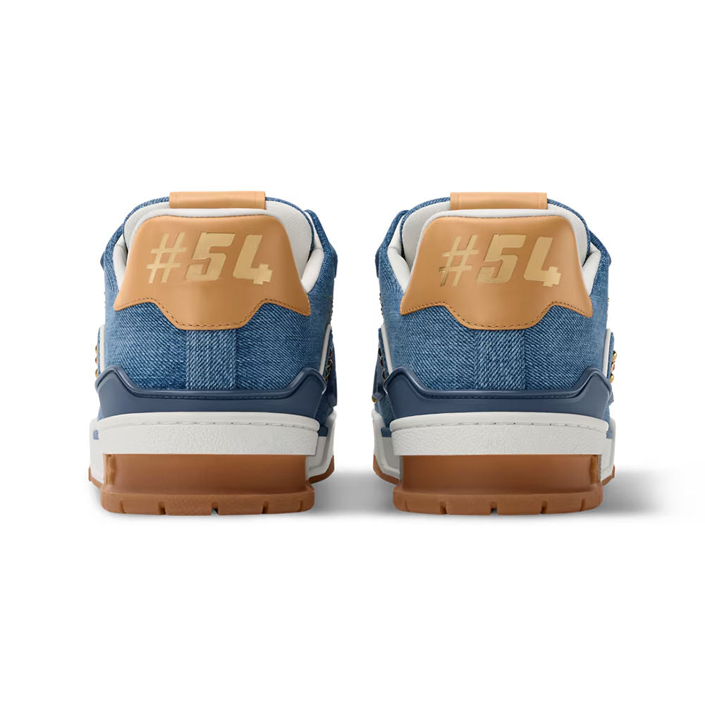 LV Trainer Blue Denim Swarovski