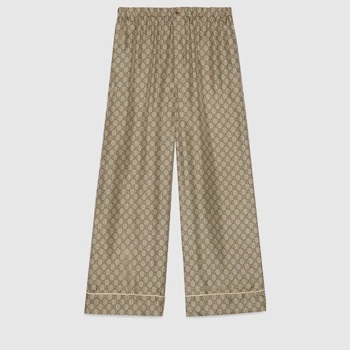 Women's Supreme Print Silk Pants