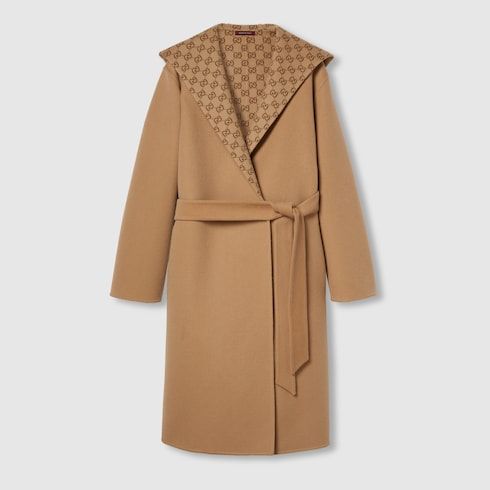 Women's Reversible Silk Wool Blend Coat