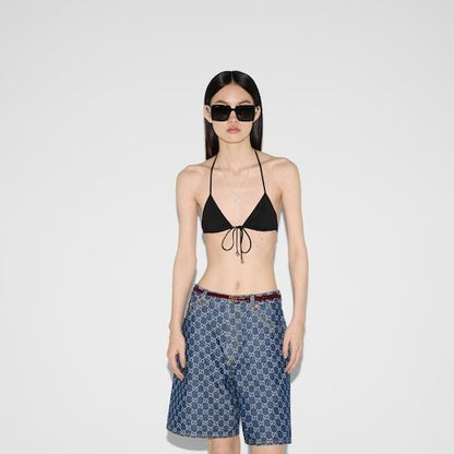 Women's Sparkling Jersey Halterneck Bikini