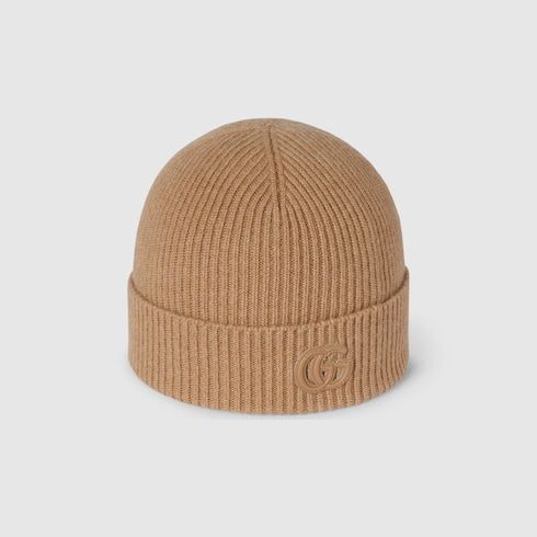 Women's Cashmere Hat with Patch