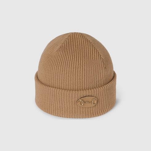 Women's Wool Hat with Horsebit
