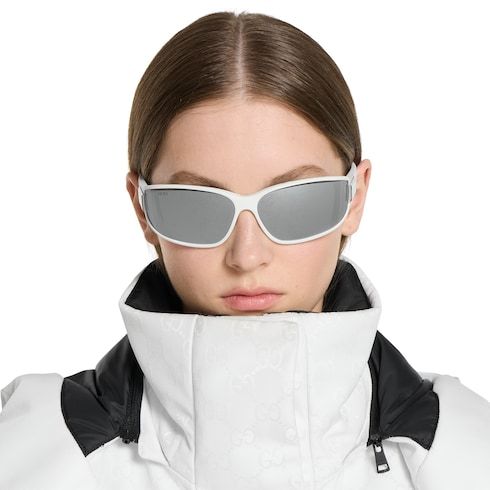 Men's Rectangular Frame Sunglasses