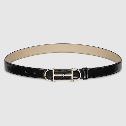 Women's Thin Reversible Leather Belt