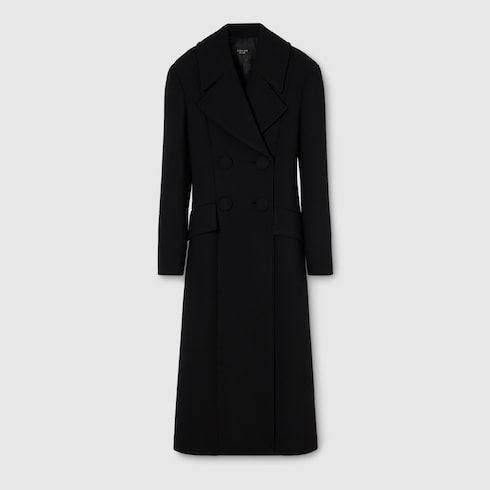 Women's Double-Breasted Wool Coat