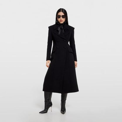 Women's Double-Breasted Wool Coat