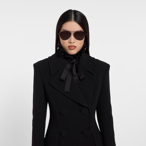 Women's Double-Breasted Wool Coat