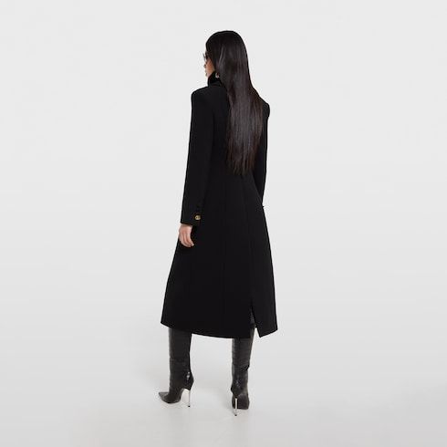 Women's Double-Breasted Wool Coat