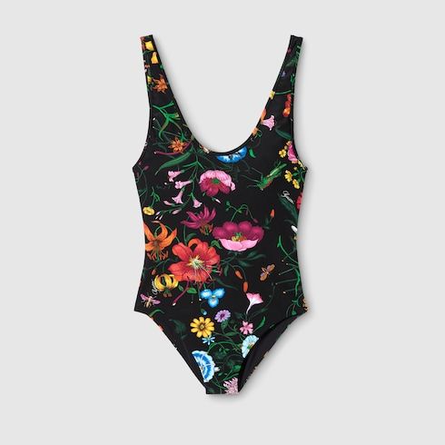 Women's Printed Sparkling Jersey Swimsuit