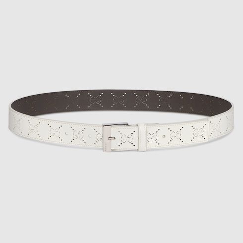 Women's Squared Buckle Leather Belt