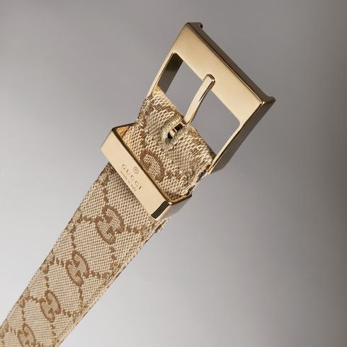 Women's Squared Buckle Canvas Belt