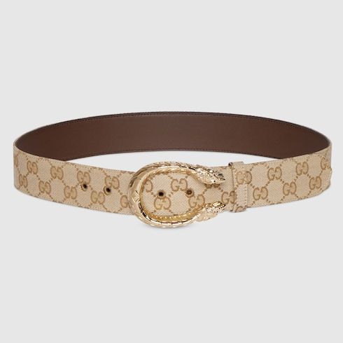Women's Wide Tiger Head Buckle Belt
