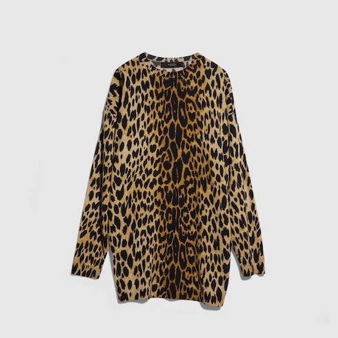 Women's Printed Knit Cashmere Dress