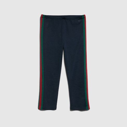 Women's Rib Cotton Jersey Pants with Web