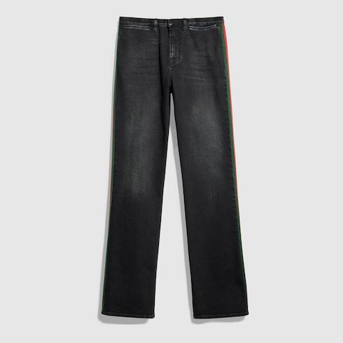 Women's Stretch Cotton Denim Pants with Web