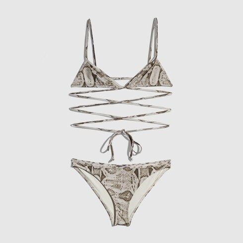 Women's Printed Stretch Jersey Bikini
