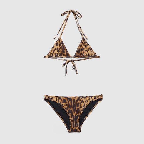 Women's Printed Stretch Jersey Bikini