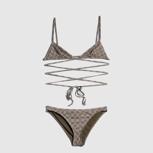 Women's Printed Stretch Jersey Bikini