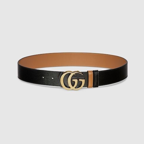 Women's Reversible Double G Buckle Belt