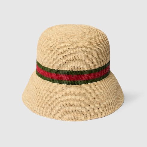 Women's Woven Fabric Hat with Web